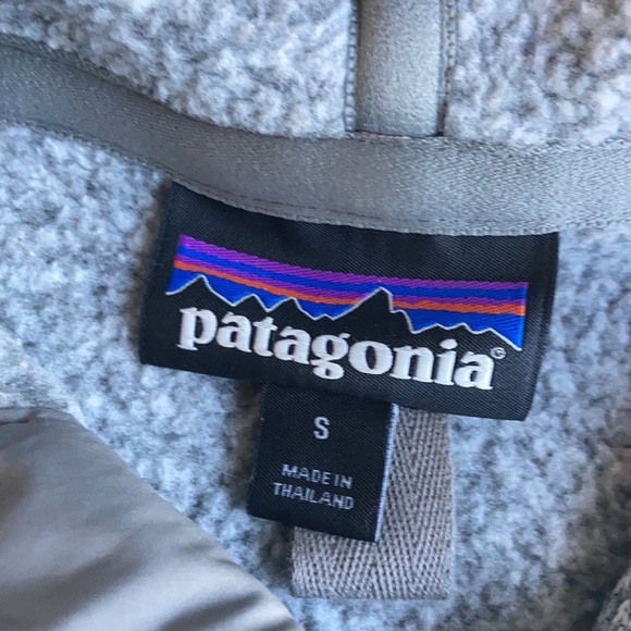 Patagonia Better Sweater button gray marled hooded jacket coat - Picture 13 of 16